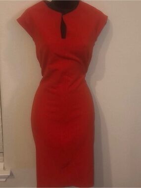 Zara Red Midi Dress
